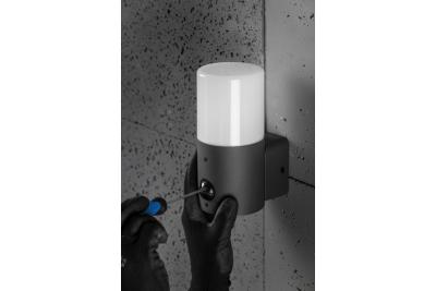 Decor Luminaria de jardín CORTA-AU PIR E27 MAX.25W IP44 AC220-240V 50-60Hz grafito superior de aplique. 1208963858