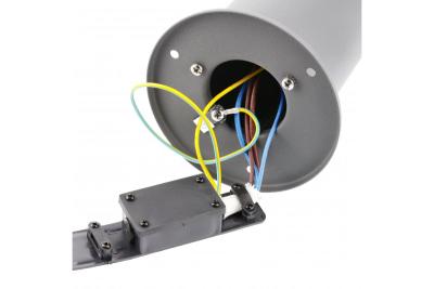 Decor CORTA-P 40 garden lamp E27 MAX.25W IP44 AC220-240V 50-60Hz socket max. 3000W bollard graphite 1208963861
