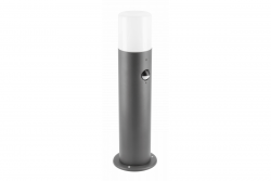Decor Luminaria de jardín CORTA-P PIR 40 E27 MAX.25W IP44 AC220-240V 50-60Hz poste grafito 1208963862