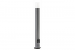 Decor Lámpara de jardín CORTA-P 80 E27 MAX.25W IP44 AC220-240V 50-60Hz toma de corriente máx. 3000W bollard grafito. 1208963864