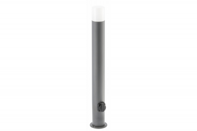 Decor Lámpara de jardín CORTA-P 80 E27 MAX.25W IP44 AC220-240V 50-60Hz toma de corriente máx. 3000W bollard grafito. 1208963864