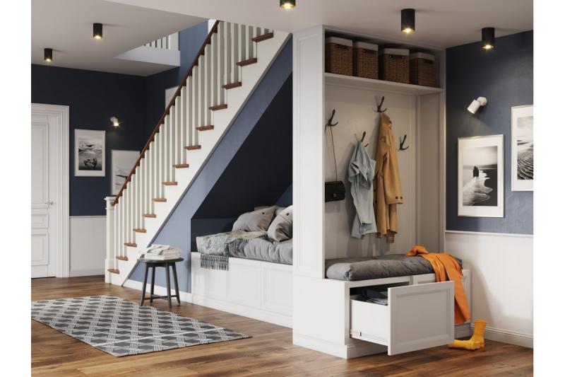 Decor Luminaria de techo FARGO MINI de aluminio 56x150mm IP20 máx. 20W redonda blanca. 1208963879