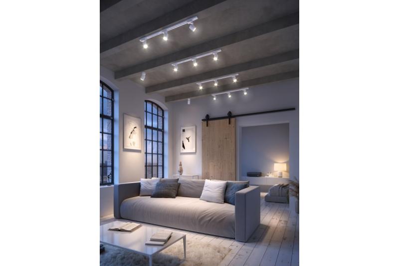 Decor Luminaria de techo FARGO 2 de aluminio 70x166mm IP20 máx. 20W redonda negra. 1208963881