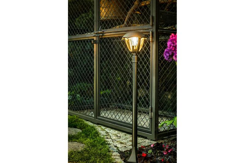 Decor Luminaria de jardín GRANDE-P E27 MAX.60W IP54 AC220-240V 50-60Hz poste negro. 1208963883