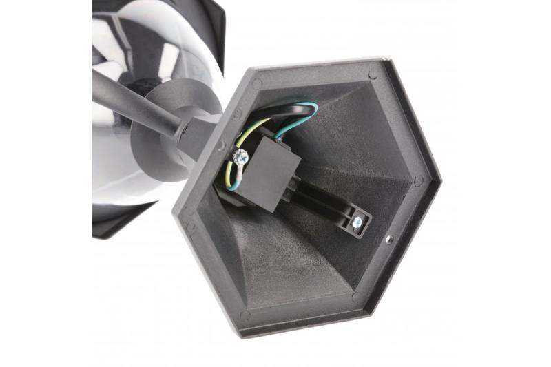 Decor Luminaria de jardín GRANDE-P 31 E27 MAX.60W IP54 AC220-240V 50-60Hz poste negro. 1208963886