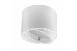 Decor Lámpara de techo ISUMI con ángulo ajustable de aluminio 130x100 IP20 ES111 GU10 redonda blanca. 1208963895