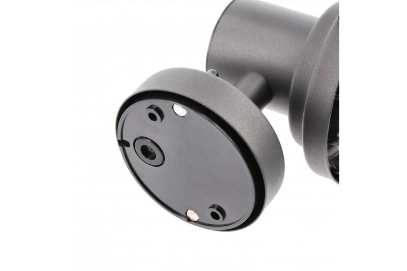 Decor KERTA-A luz de jardín E27 MAX.12W IP44 AC220-240V 50-60Hz lámpara de pared simple en la parte superior de grafito. 1208963906