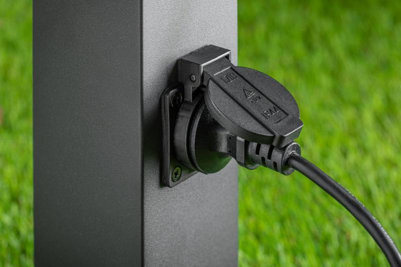 Decor Accesorio de jardín LARGO-P 50 E27 MAX.15W IP44 AC220-240V 50-60Hz máx. 2500W poste de montaje grafito. 1208963919