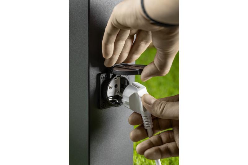 Decor Accesorio de jardín LARGO-P 50 E27 MAX.15W IP44 AC220-240V 50-60Hz máx. 2500W poste de montaje grafito. 1208963919