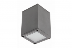 Decor Luminaria de techo LENTO alum 100x130 IP54 máximo 35W cuadrada grafito. 1208963923