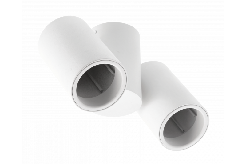 Decor Luminaria de techo LUPO de aluminio 17.5x5.6x11.5 IP20 2*GU10 máx. 50W redonda blanca. 1208963925