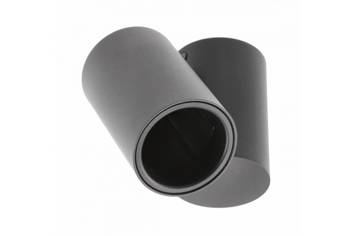 Decor Luminaria de techo LUPO de aluminio 11.6x5.6x11.5 IP20 1*GU10 máx. 50W redonda negra. 1208963928 - Productafbeelding