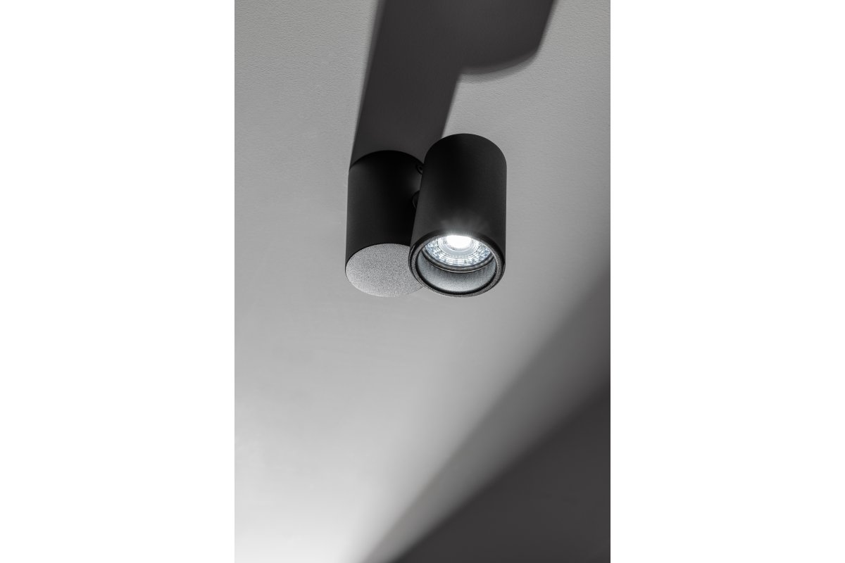 Decor Luminaria de techo LUPO de aluminio 11.6x5.6x11.5 IP20 1*GU10 máx. 50W redonda negra. 1208963928 - Productafbeelding 6