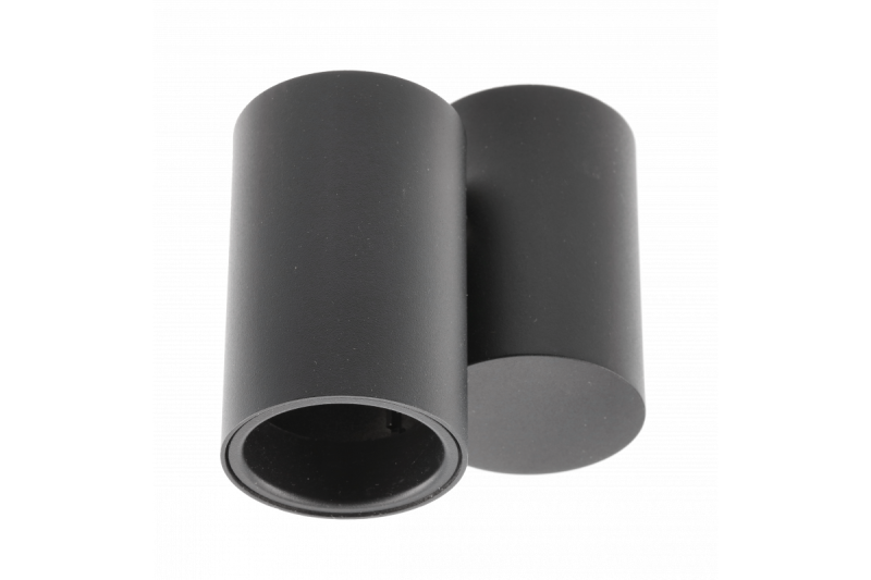 Decor Luminaria de techo LUPO de aluminio 11.6x5.6x11.5 IP20 1*GU10 máx. 50W redonda negra. 1208963928