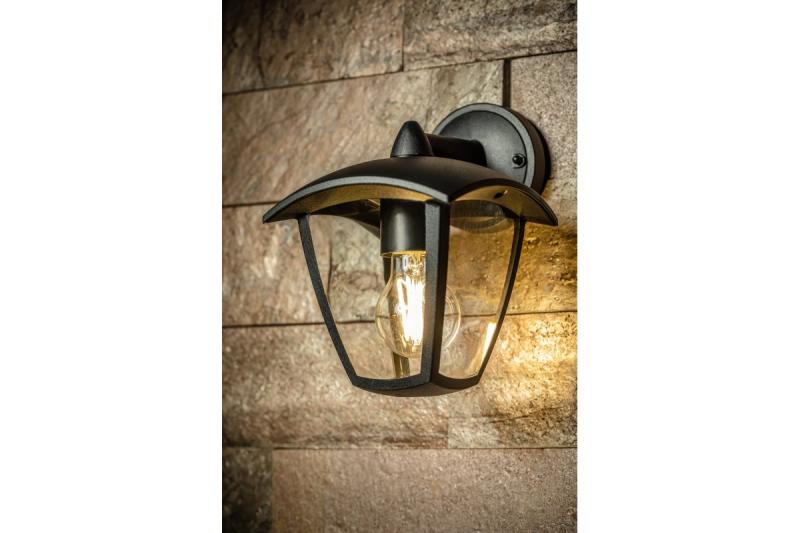 Decor Accesorio de jardín MARINA-AD E27 MAX.20W IP54 AC220-240V 50-60Hz aplique inferior recto negro. 1208963929