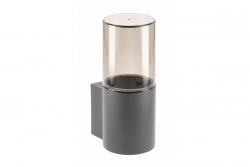 Decor Luminaria de jardín MEDIO-AU E27 MAX.15W IP54 AC220-240V 50-60Hz lámpara de pared superior grafito. 1208963937