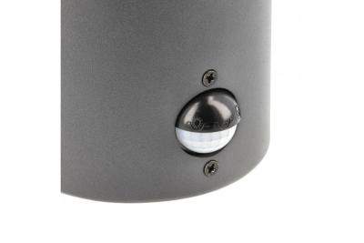 Decor Luminaria de jardín MEDIO-AU PIR E27 MAX.15W IP54 AC220-240V 50-60Hz lámpara de pared superior grafito. 1208963938