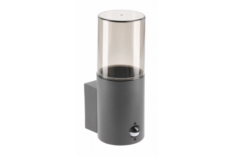 Decor Luminaria de jardín MEDIO-AU PIR E27 MAX.15W IP54 AC220-240V 50-60Hz lámpara de pared superior grafito. 1208963938