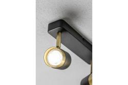 Decor Luminaria de techo ORIO de aluminio 24.0x5.5x14.0 IP20 2*GU10 máx. 50W redonda negra. 1208963965