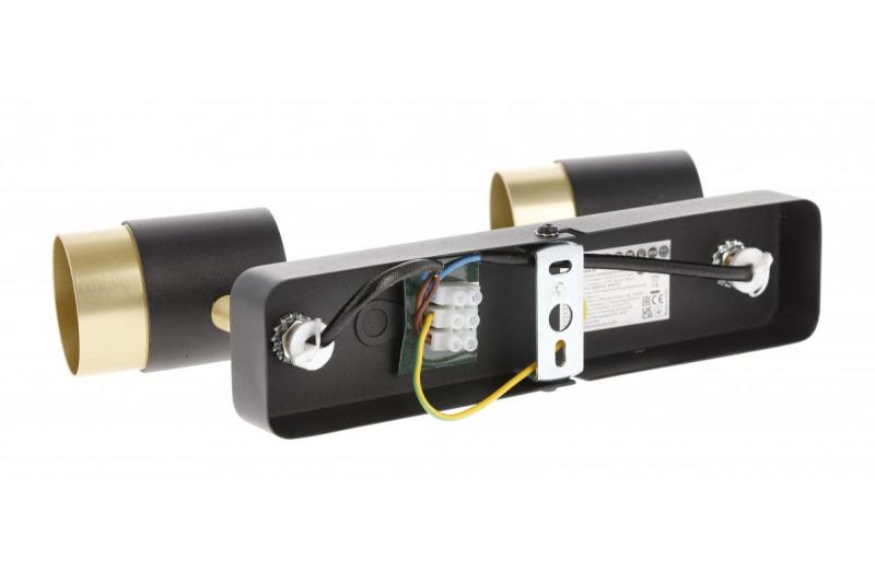 Decor Luminaria de techo ORIO de aluminio 24.0x5.5x14.0 IP20 2*GU10 máx. 50W redonda negra. 1208963965