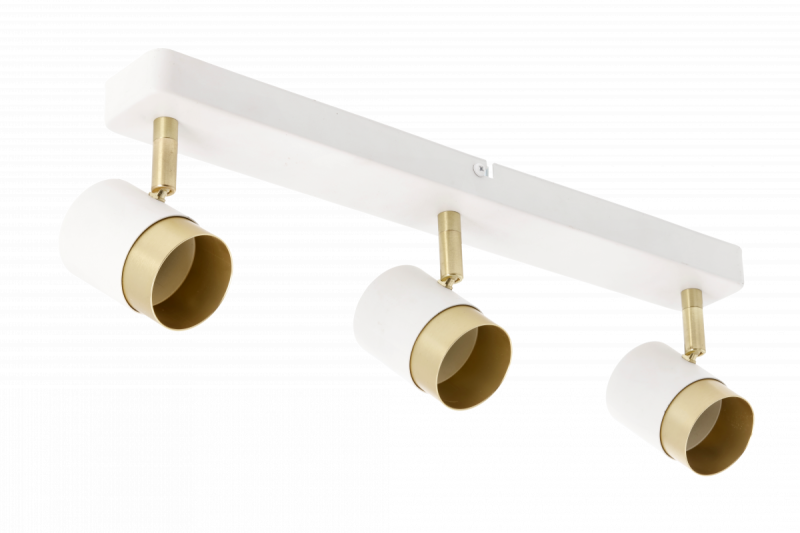 Decor Luminaria de techo ORIO de aluminio 43.0x5.5x14.0 IP20 3*GU10 máx. 50W redonda blanca. 1208963966