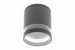Decor Luminaria de techo RIVEN alum 102x120 IP54 MAX.35W redonda grafito 1208963984