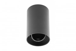Decor Luminaria de techo RESTO PC φ80x125mm IP20 máx. 20W redonda negra. 1208963985