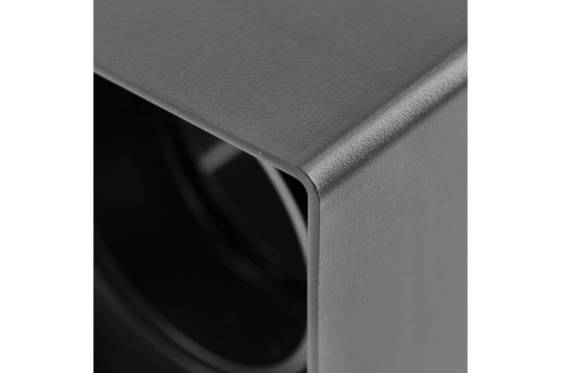 Decor Luminaria de techo RESTO PC 80x80x125mm IP20 máx. 20W cuadrada negra 1208963987