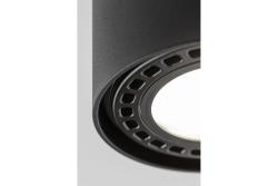 Decor Luminaria de techo SAKURA alum. 120x85 IP20 ES111 GU10 redonda negra 1208963989