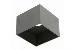 Decor Luminaria de techo SAKURA alum. 120x120x85 IP20 ES111 GU10 cuadrada negra. 1208963991