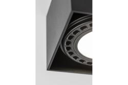Decor Luminaria de techo SAKURA alum. 120x120x85 IP20 ES111 GU10 cuadrada negra. 1208963991