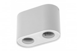 Decor Ajuste de luz de techo SENSO DUO alum 83x165x110 IP20 MAX 50W redondo blanco. 1208964010