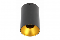 Decor Luminaria de techo TENSA alum. 96x140 IP20 GU10 redonda negra 1208964018