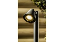 Decor Accesorio de jardín LUSTINO-P 50 GU10 MAX.20W IP44 AC220-240V 50-60Hz poste de montaje grafito. 1208964033