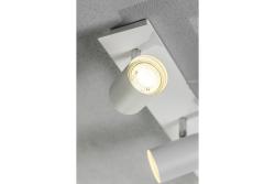 Decor Luminaria de techo VENETO IP20 máx. 20W 3 x GU10 redonda blanca. 1208964039