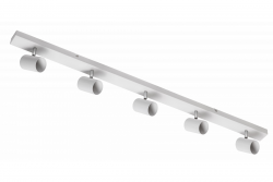 Decor Luminaria de techo VENETO IP20 máx. 20W 5 x GU10 redonda blanca. 1208964043