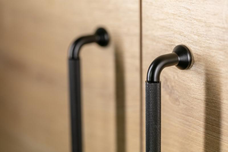 Estructura de mango de aluminio C=192 mate negro 1208965649