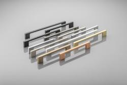 Manija de Zamak 819 C - 128 mm plata antigua 1208965808