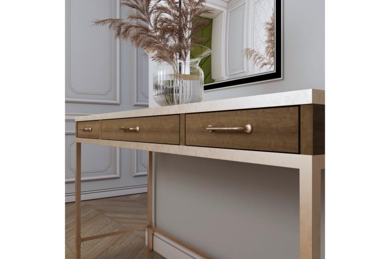 Soporte FABRICIO C=128 mm latón 1208965995