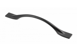 Manija de Zamak FLOW C = 128 mm negro mate 1208966035