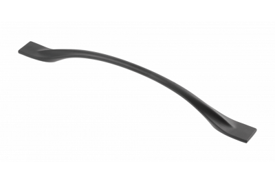 Zamak handle FLOW C = 192 mm black matt 1208966038