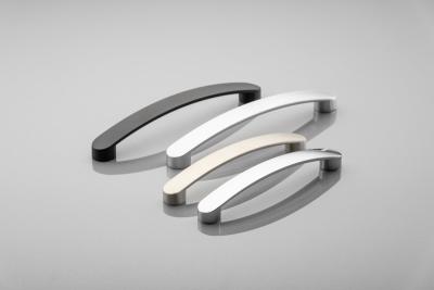 Zamak handle GENOA, length 160 mm, matt black 1208966093