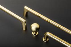 Manija de Zamak NORD C = 160 mm oro cepillado 1208966148