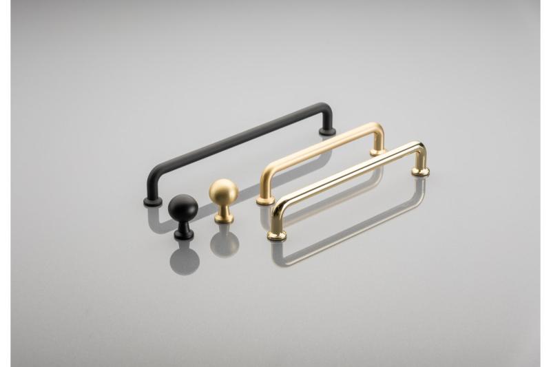 Manija de Zamak NORD C = 160 mm negro mate 1208966149