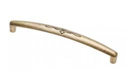 Manija de Zamak OLBIA C=128 mm latón antiguo 1208966174