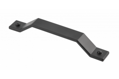 Zamak handle STEP C = 160 mm black matt 1208966205