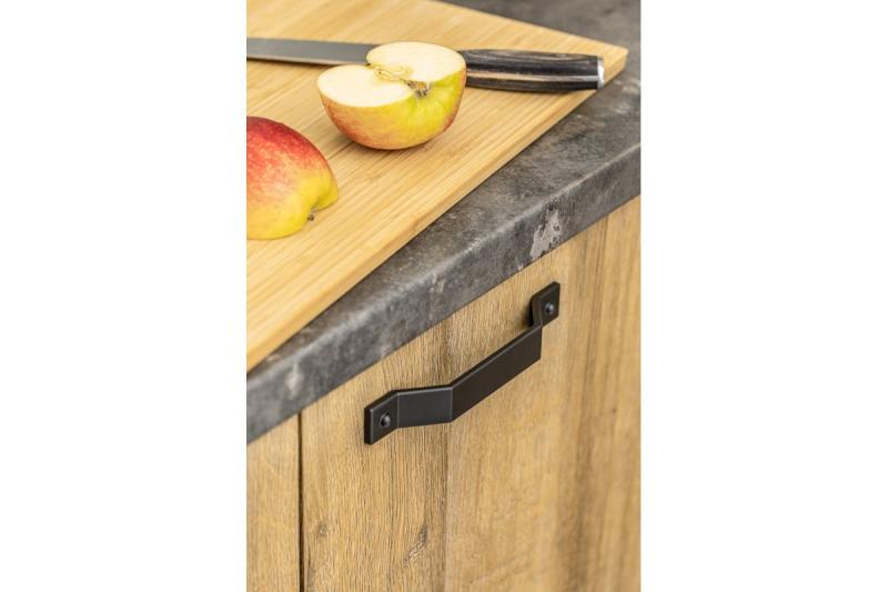 Manija de Zamak STEP C = 160 mm negro mate 1208966205