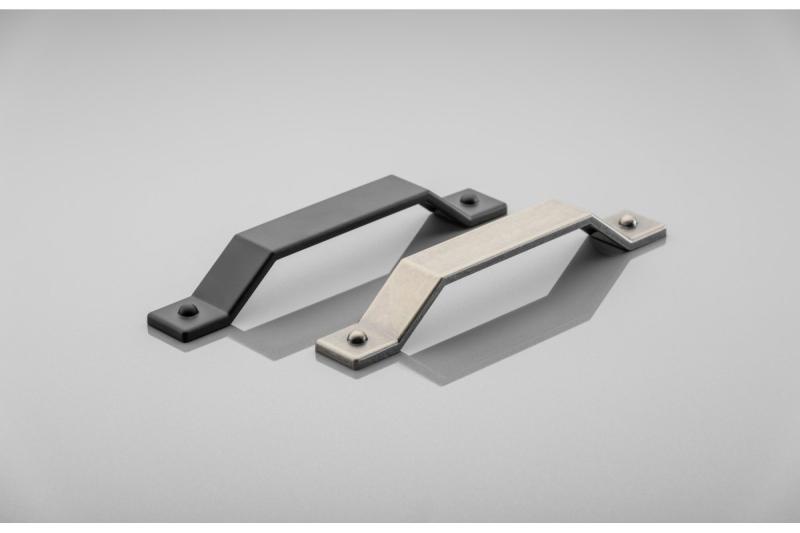 Manija de Zamak STEP C = 160 mm negro mate 1208966205