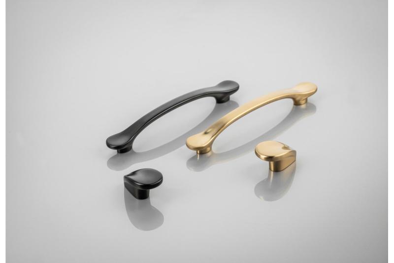 Manija de Zamak VENICE C = 128 mm negro mate 1208966229