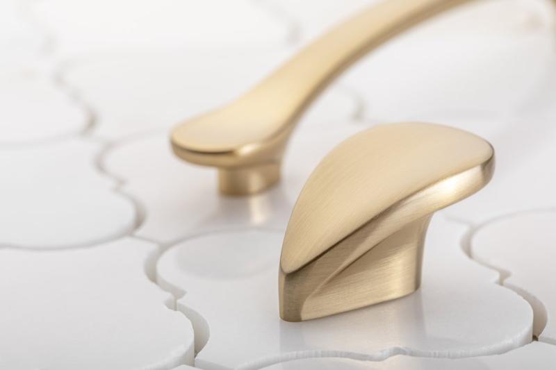 Manija de Zamak VENICE C = 128 mm champán 1208966230